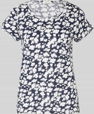 Tom Tailor Relaxed Fit T-Shirt aus reiner Baumwolle in Dunkelblau, Gr&ouml;&szlig;e XXXL