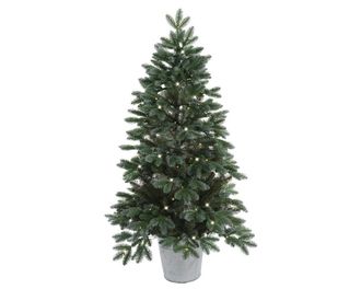 Kaemingk Trondheim Illuminato &Aacute;rbol De Navidad H120&oslash;65cm Pe+pvc