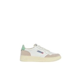 Autry Medalist Low - unisex - Sneakers - Wit - 36 EU - Katoen - Schoenen