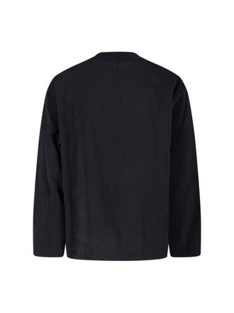Christophe Lemaire Mens Shirts Black Silk