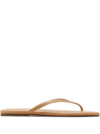 Staud leather thong sandals - Neutrals