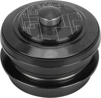 OEM Direcci&oacute;n De Horquilla Delantera Sin Rosca De Aleaci&oacute;n De Aluminio De 44 Mm Para Bicicletas De Monta&ntilde;a - Negra - Pieza De Repuesto Mejorada