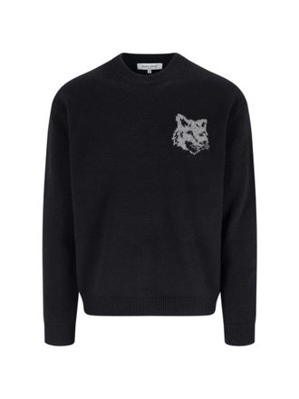 Maison Kitsun&eacute; Classic Minimalist Black Sweater