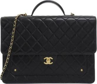 Chanel Borsa a spalla Pre-owned in pelle dagnello - - Pre-owned - Donna - Nero - ONE SIZE