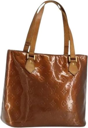 Louis Vuitton Pre-owned Tote Bags, female, Brown, Size: ONE SIZE Pre-owned Vintage Patent Leather Tote