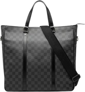 Louis Vuitton Pre-owned Tote Bags, female, Black, Size: ONE SIZE Pre-owned Vintage Leather Tote Bag