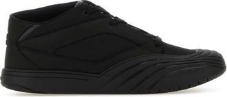 Givenchy Black Fabric And Leather Skate Sneakers