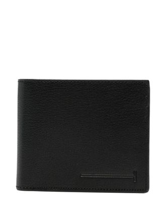 Tom Ford Supple Grain Leather Elongated T Line Classic Bifold Wallet W