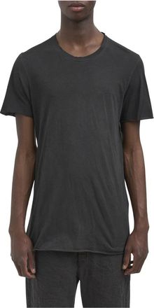 Po&eacute;me Boh&eacute;mien T-Shirt in Cotone - Heren - T-shirts - Grijs - L - Katoen - Tops