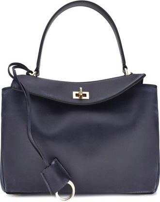 Balenciaga Rodeo Small Shoulder Bag In Used-effect Leather