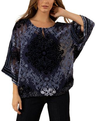 Hale Bob Briar Silk-Blend Top