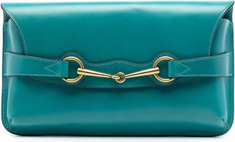 Gucci Pre-owned Gucci Calfskin Bright Bit Clutch Ladies 317638 486628