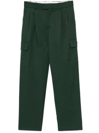 Drôle de Monsieur Le Pantalon Cargo Laine trousers - Green