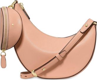 Kate Spade New York duo pebble leather crossbody bag in Light Cantaloupe at Nordstrom
