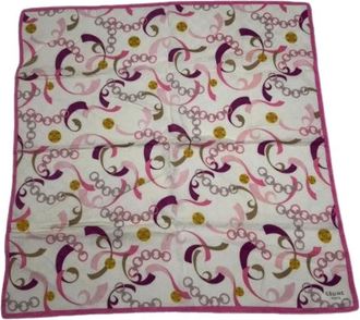 Celine Pre-owned Zijden Sjaal - Dames - Vintage Accessoires - Veelkleurig - ONE Size - Vintage