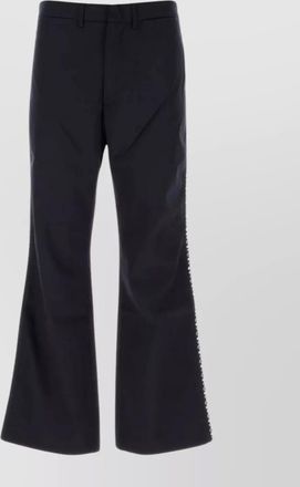 Wales Bonner cotton flared leg trousers