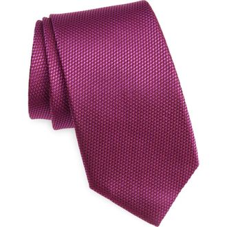Duchamp Woven Silk Tie in Fuchsia at Nordstrom Rack
