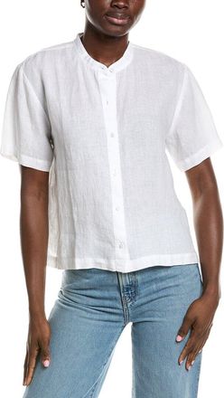 Eileen Fisher Eileen Fisher Mandarin Collar Linen Shirt