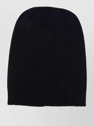Fabiana Filippi wool beanie hat knit texture ribbed hem
