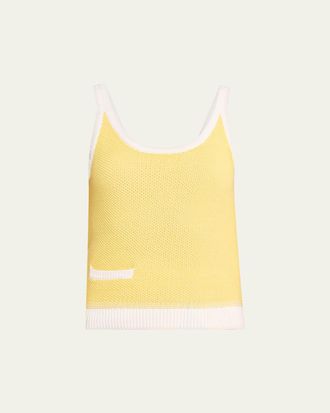 Vince Birdseye Pocket Tank Top