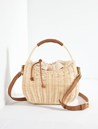 Talbots Wicker Hobo Basket Bag - Natural - 001 Talbots
