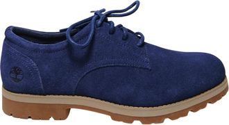 Timberland Mocassini Camoscio - Heren - Veterschoenen - Blauw - 43 EU - Su&egrave;de - Schoenen