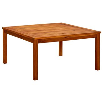 vidaXL Mesa De Centro De Jard&iacute;n Madera Maciza De Acacia 85x85x45 Cm Vidaxl