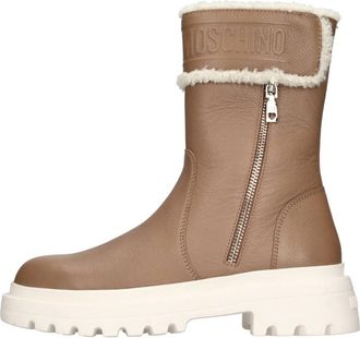 Love Moschino Bruine laarzen - Dames - Winterlaarzen - Bruin - 41 EU - Leer - Schoenen