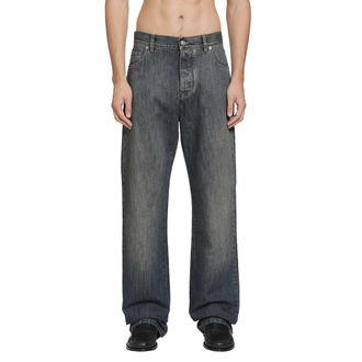 Fendi Washed Denim Long Jeans