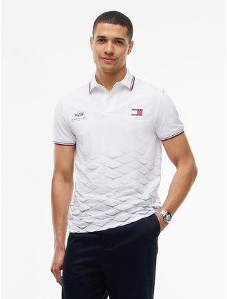 Tommy Hilfiger Mens Tommy x Cadillac F1 Team Mexico Driver 11 Polo - White - XXL
