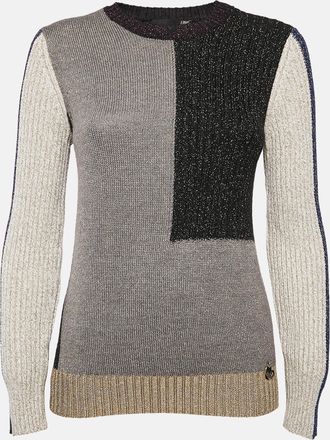 Love Moschino Multicolor Lurex Knit Sweater