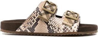 Burberry Schoenen Burberry - Dames - Sandalen - Bruin - 37 EU - Leer - Schoenen