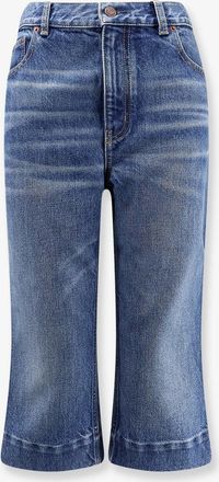 Chlo&eacute; Jeans blue denim Capri - CHLOE - gender_Woman