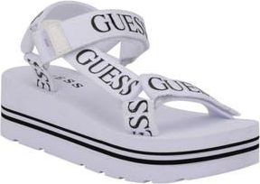 Guess Avin Platform Sandal in White at Nordstrom Rack, Size 10