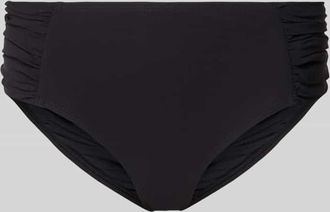 Barts Slim Fit Bikini-Hose mit Raffungen in Black, Gr&ouml;&szlig;e 36