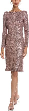 Vince Camuto Long Sleeve Embellished Mini Dress