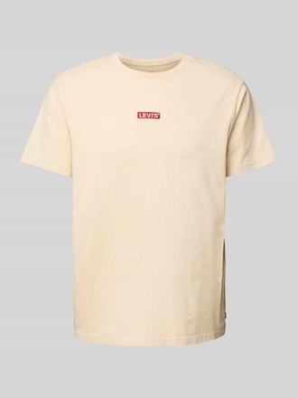 Levi's T-Shirt mit Label-Stitching in Beige, Gr&ouml;&szlig;e XL