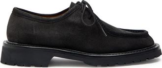 Legres Suede Derby Shoes - Black - 38 (IT38/ UK5)