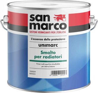 San Marco Unimarc smalto radiatori bianco lt 2,50 satinato allacqua