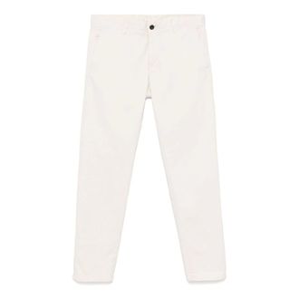 Incotex Chinos, male, White, W31, Slim Cut Chino Trousers