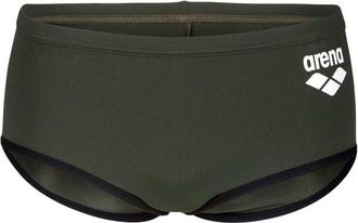 Arena One Low Waist Short Big Logo Badehose f&uuml;r Herren | oliv