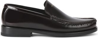 Kurt Geiger Mens Leather Denman Loafer Loafers - Wine - Size UK 11