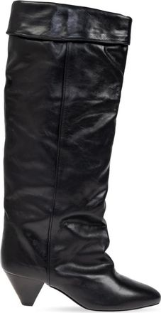 Isabel Marant Schoenen, Dames, Zwart, 39 EU, Leer, Elita Laarsjes met Hak