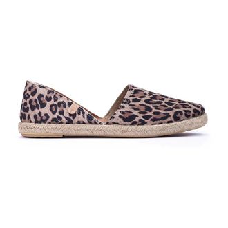 Verbenas Schoenen, Dames, Bruin, 38 EU, Carmen Leopardo Espadrilles