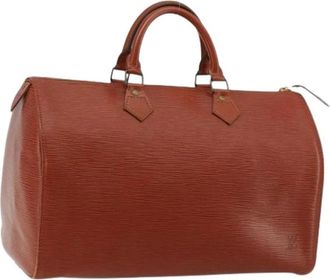 Louis Vuitton Pre-owned Speedy Handtas - Dames - Vintage Handtas - Bruin - ONE Size - Leer - Vintage