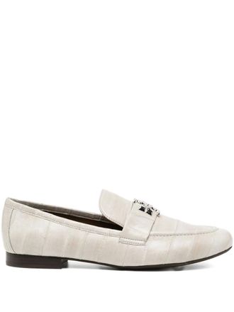 Tory Burch Eleanor loafers - women - Leather/Leather/Leather - 5.5 - Neutrals