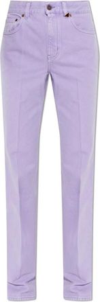 Chlo&eacute; Straight Jeans - Dames - Regular Fit Jeans - Paars - W26 - Katoen - Jeans