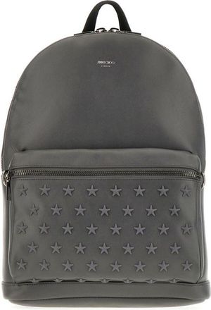 Jimmy Choo London Zaino con motivo stella - Grigio