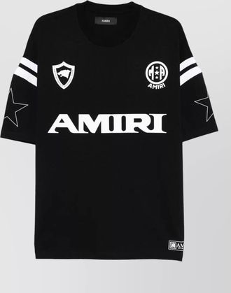 Amiri crew neck t shirt star graphic stripes