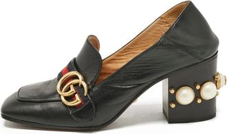 Gucci Pumps in pelle con tacco 45mm - Nero